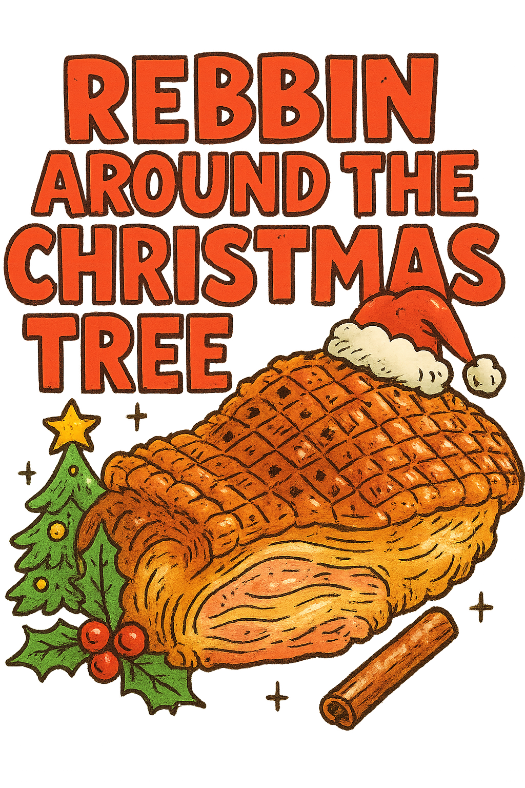 Rebbin around the christmas three